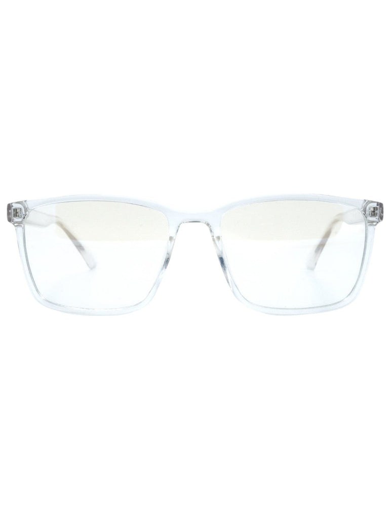 Crystal Clarity Eyewear – Transparent Blue Light Filter Lenses- Top View