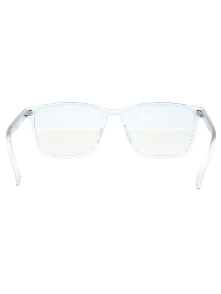 Crystal Clarity Eyewear – Transparent Blue Light Filter Lenses- Back View