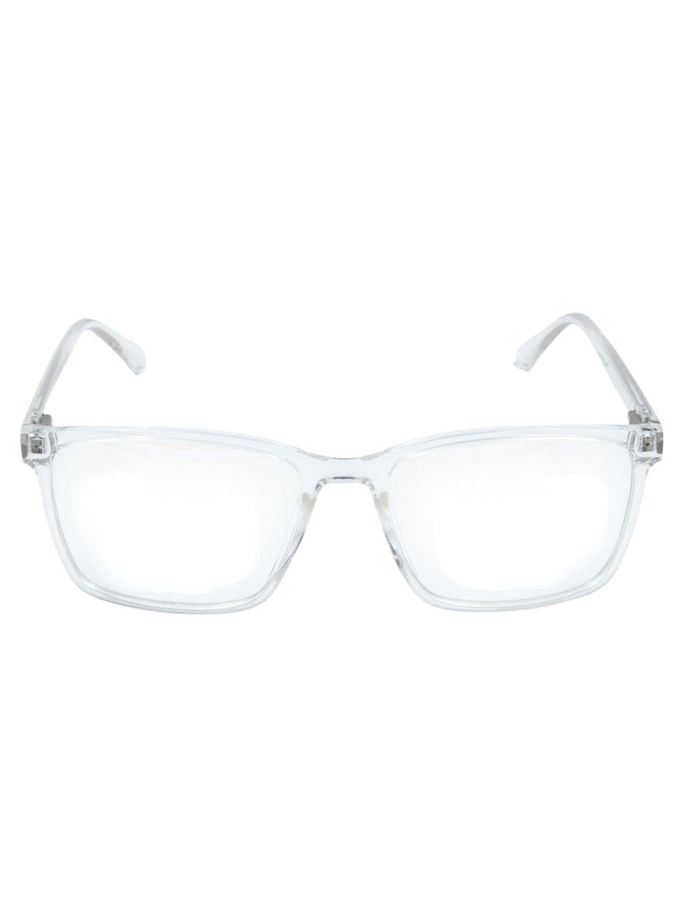 Crystal Clarity Eyewear – Transparent Blue Light Filter Lenses- Front View