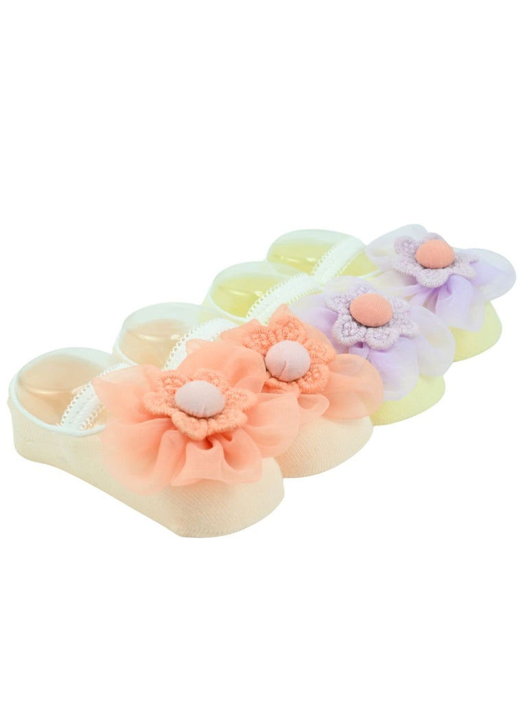 Cute_Baby_Socks_with_Charming_Flower_Design_for_Girls_-_Purple_Orange  Side View
