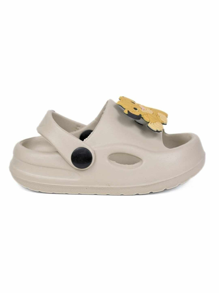 Yellow Bee Delightful & Stylish Simba Rotating Charm Sandals for Boys – Beige - Side View