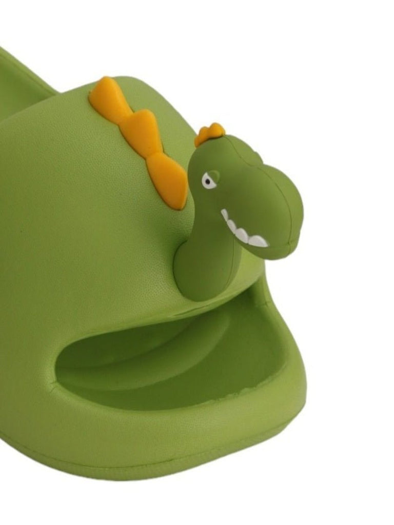 Close-up of Dino Delight Sliders highlighting the dinosaur details and vibrant green color.