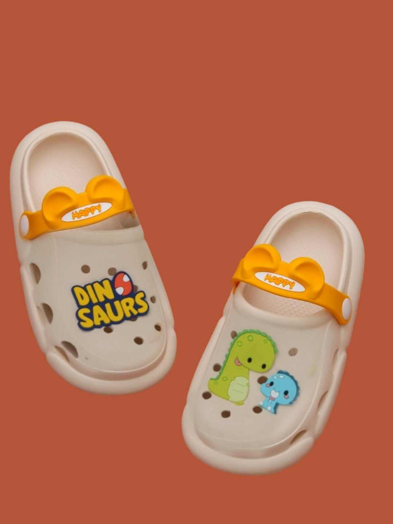 Dino-Mite Adventure Kids' Clogs - Prehistoric Fun for Tiny Steps-Creative View