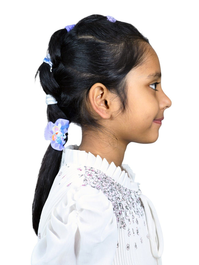 Disney by Yellow Bee Frozen Hair Tie Set- Model View-1