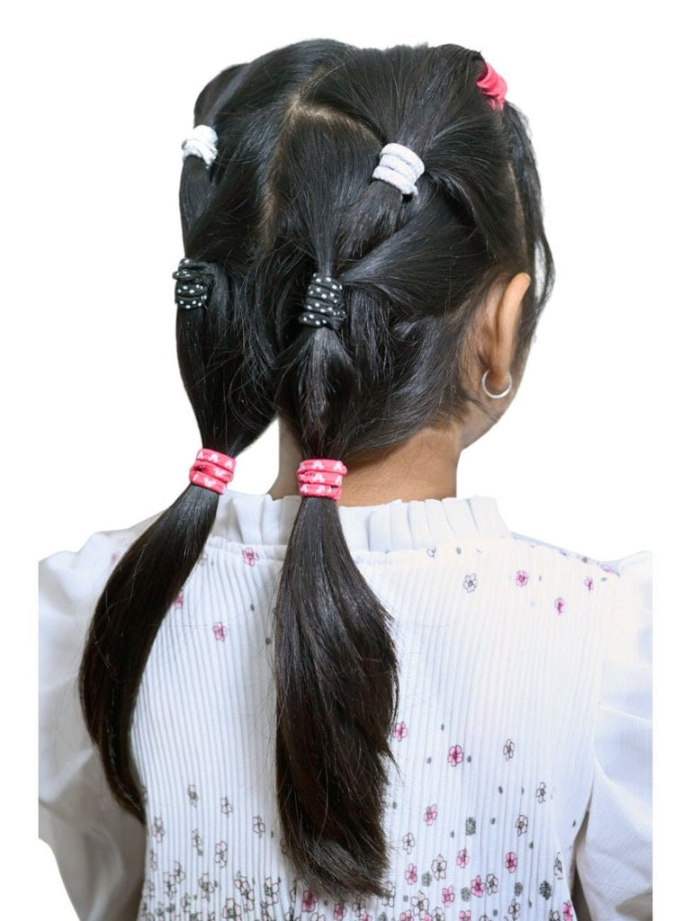 Disney_by_Yellow_Bee_Minnie_Mouse_Hair_Tie_Set-_Model_View-2