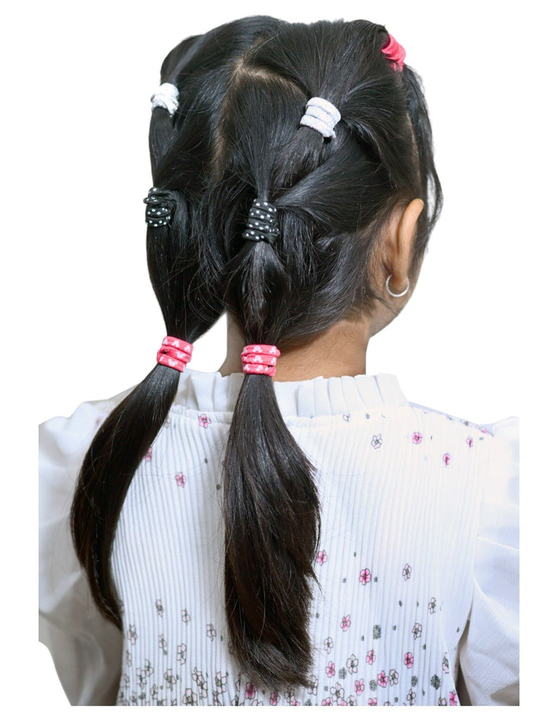 Disney_Minnie_Mouse_Hair_Tie_Set_with_Matching_Clutcher_for_Girls-_Multi_13-Piece-Model View