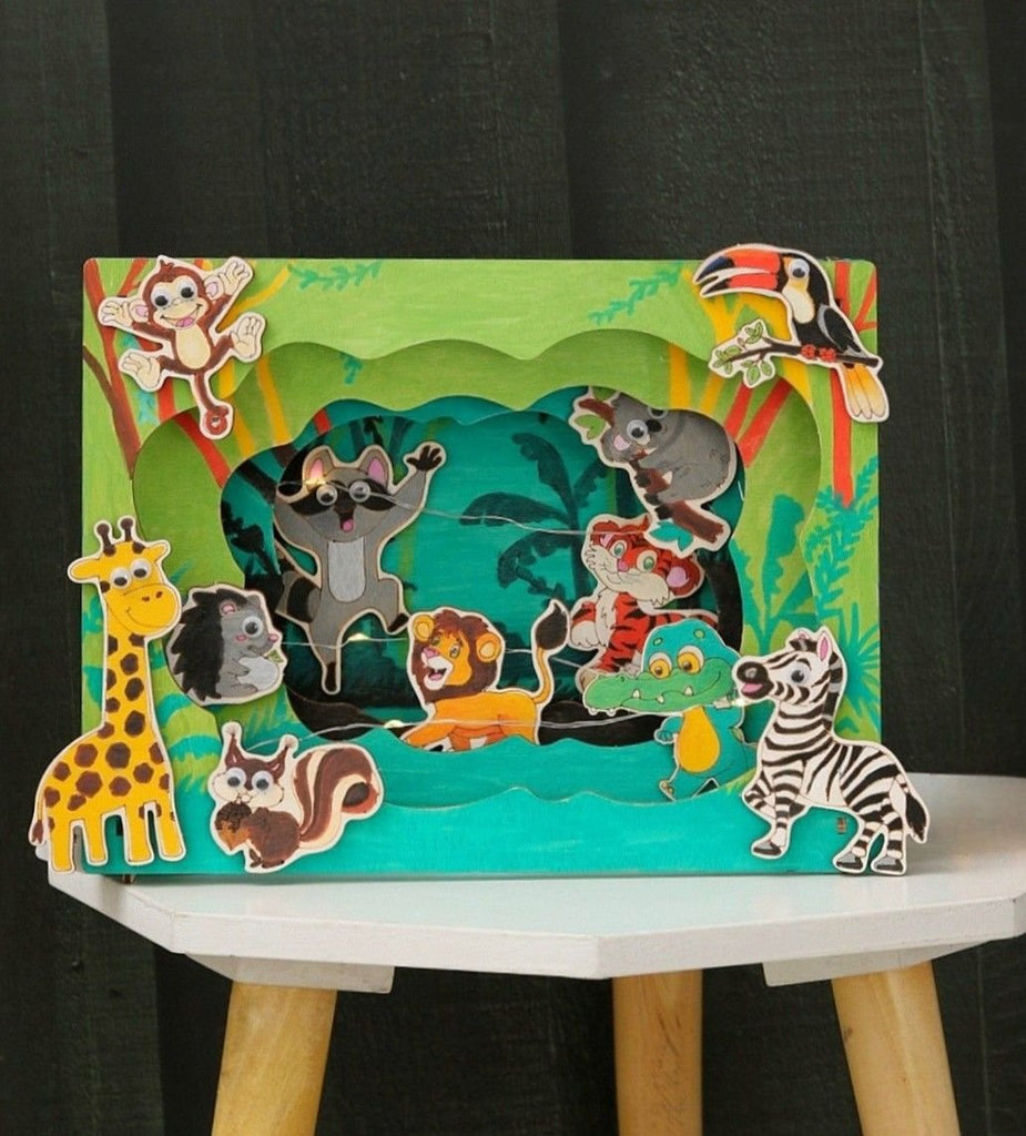 DIY Craft Kit With LED Lights- Safari- Creative View