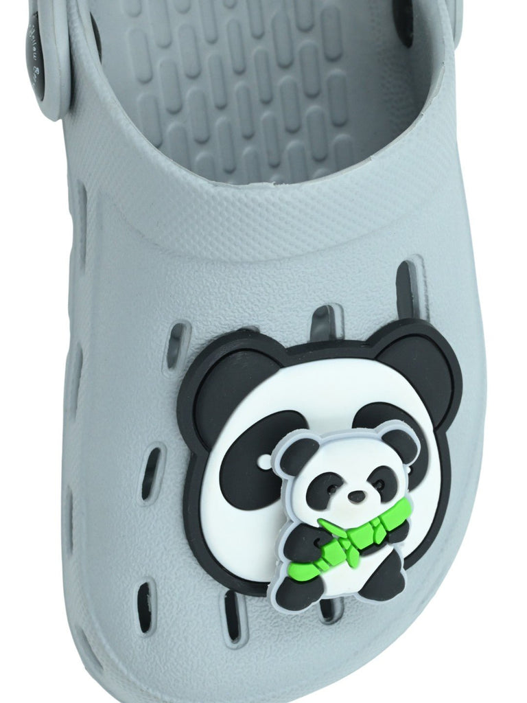 ElegantPanda_BambooCharmsClogsforBoys-Grey-FrontView-1