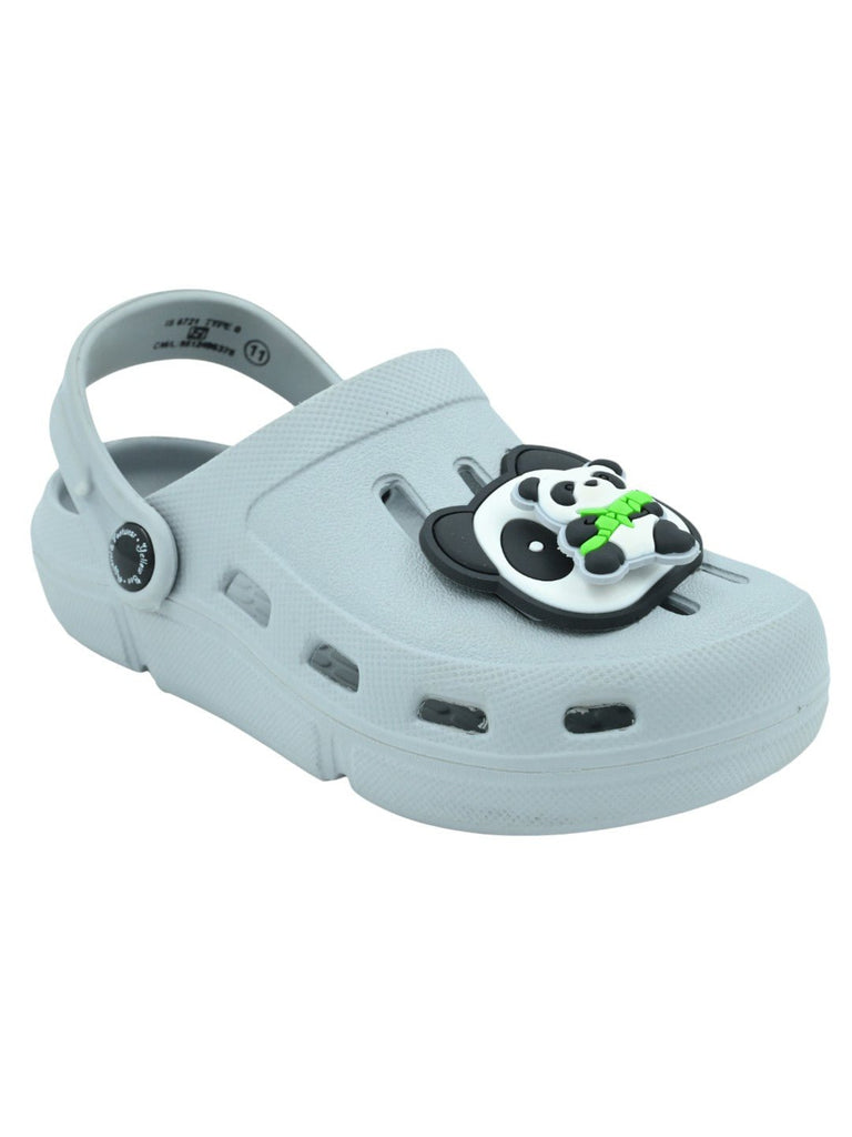 ElegantPanda_BambooCharmsClogsforBoys-Grey-SideAngleView-2