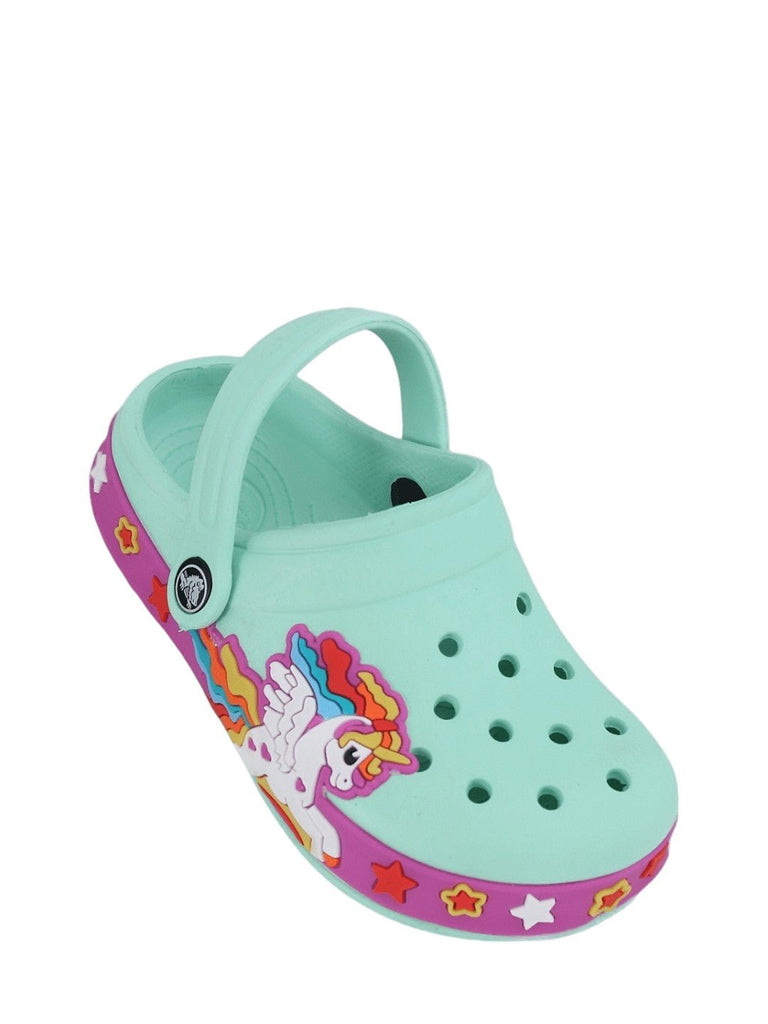 enchanted-aqua-unicorn-clogs-for-kids-angle-view