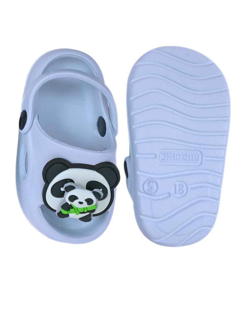 Yellow_Bee_Boys_Rotating_Panda_Charm_Sandals_Blue_EVA_Slip_Ons_with_3D_Bamboo_Accents_-_Top_And_Bottom_View
