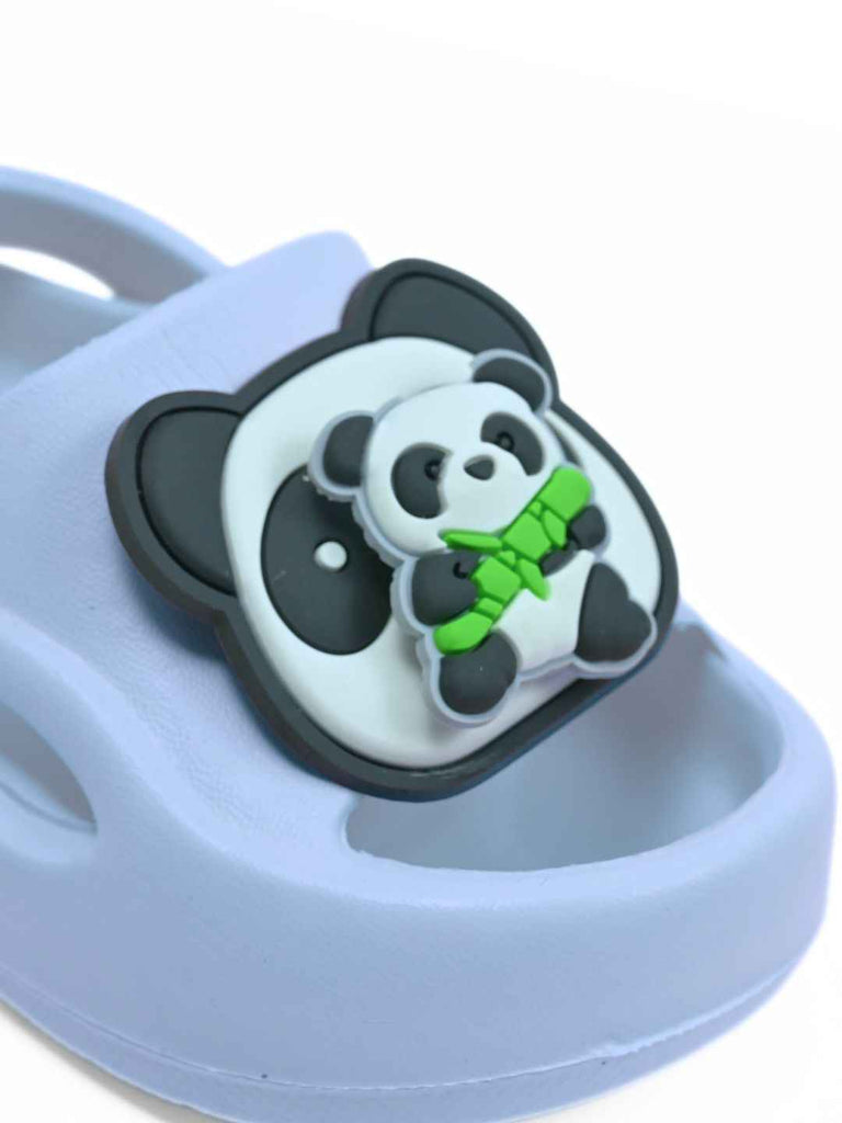 Yellow_Bee_Boys_Rotating_Panda_Charm_Sandals_Blue_EVA_Slip_Ons_with_3D_Bamboo_Accents_-_Close_Up_View
