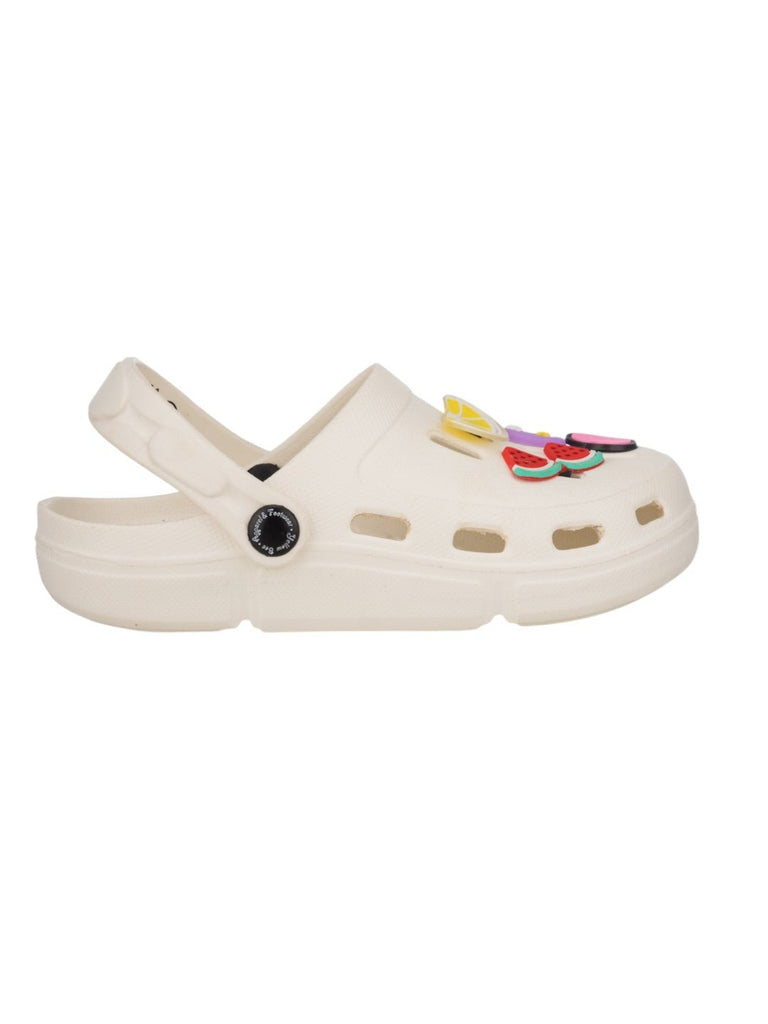 Fun_FlexibleCartoonClogswithFruitCandyandHeartCharmsforGirls-White-AngleView