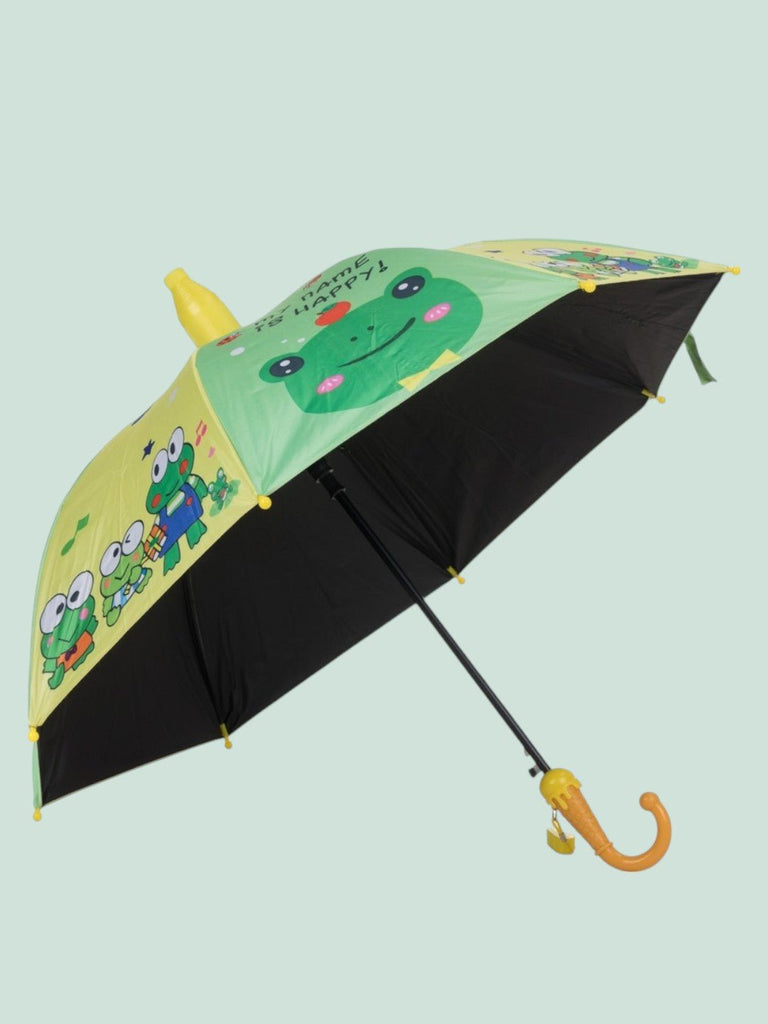 Funny_Frog_Themed_Umbrella_For_Boys_Angle_view-