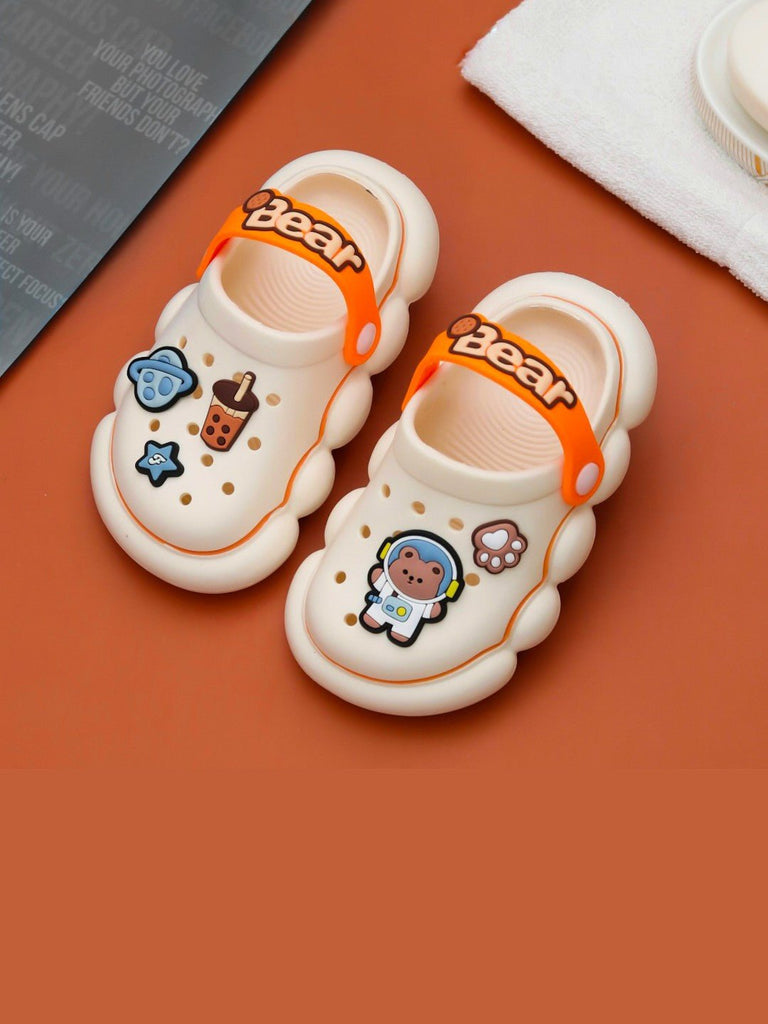 Galactic Comfort in Every Step: Kids' Space Motif Clogs