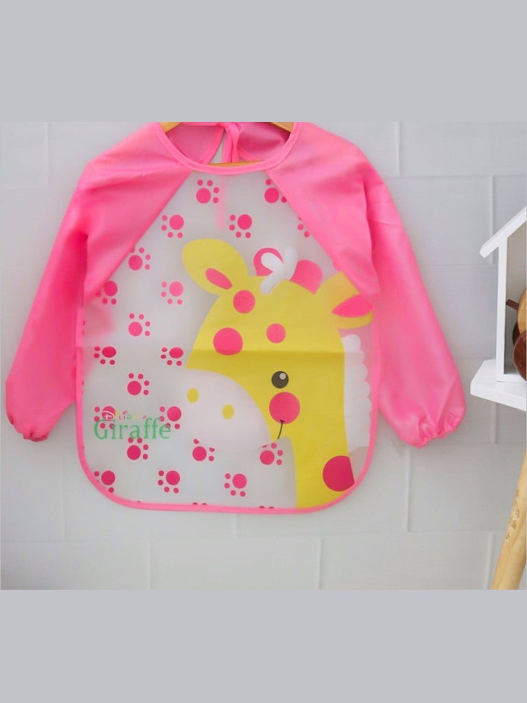 giggly-giraffe-long-sleeve-waterproof-baby-bibs-for-girls..