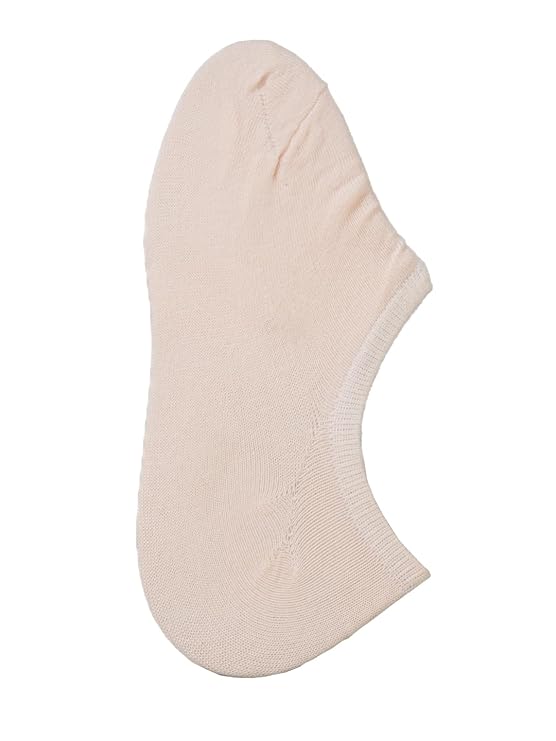 Single Cream Yellow Bee Low Cut Invisible Sock for Girls