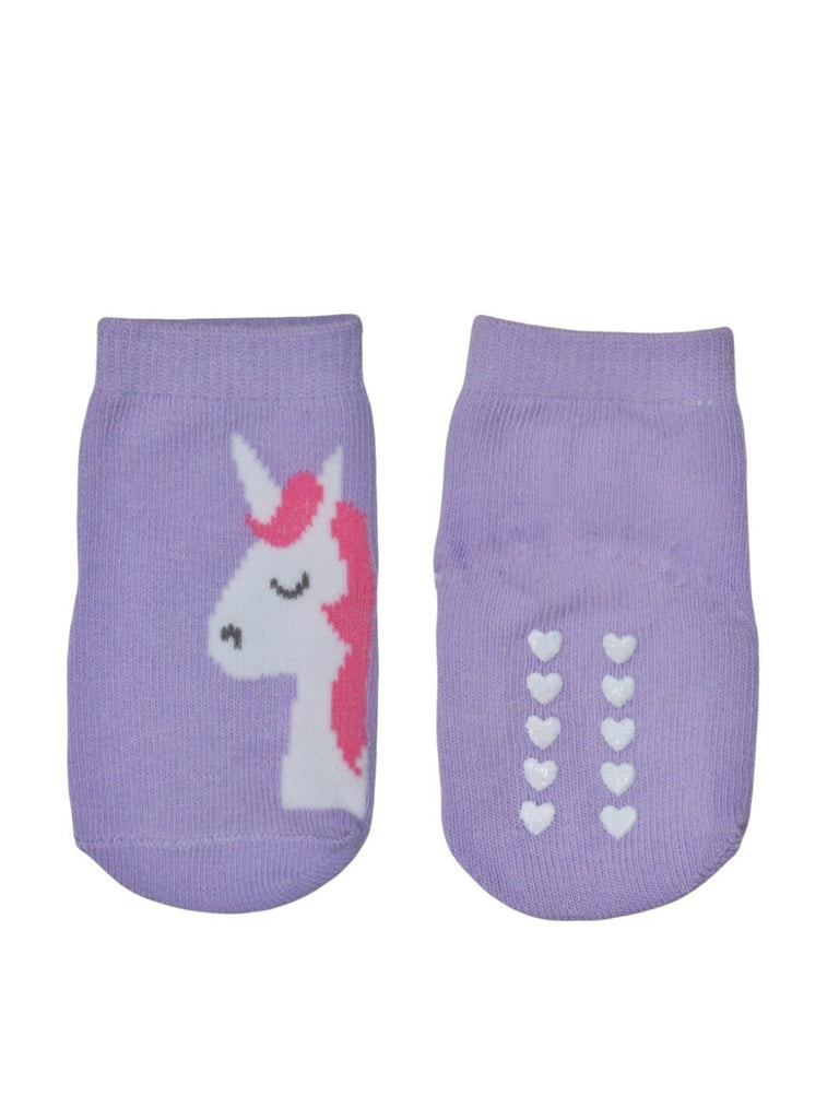 Girls' Enchanted Unicorn Socks Combo - Front & Back  View