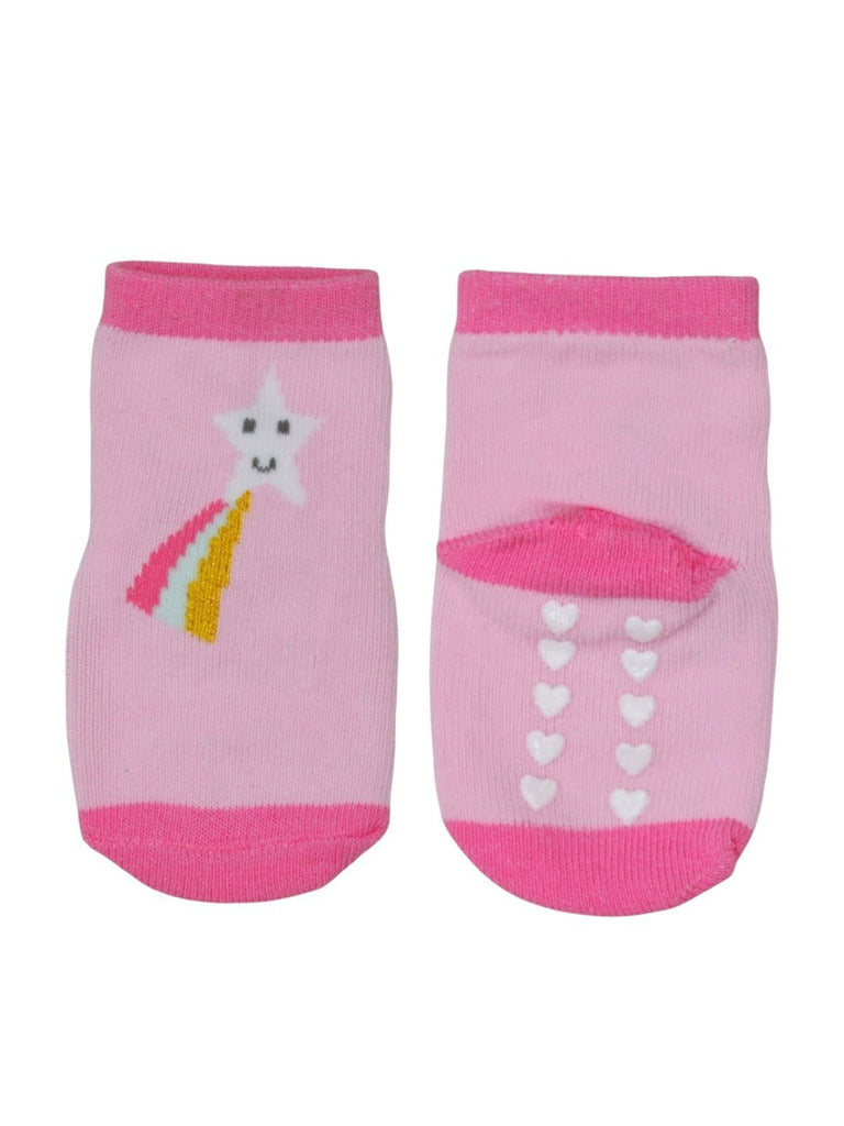 Girls_Enchanted_Star_Socks_Combo_-_Front & Back View