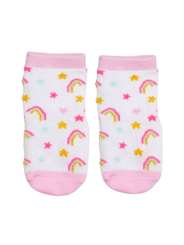 Girls_Rainbow_Patterned_Cotton_Socks_Combo-_Full_Front_View