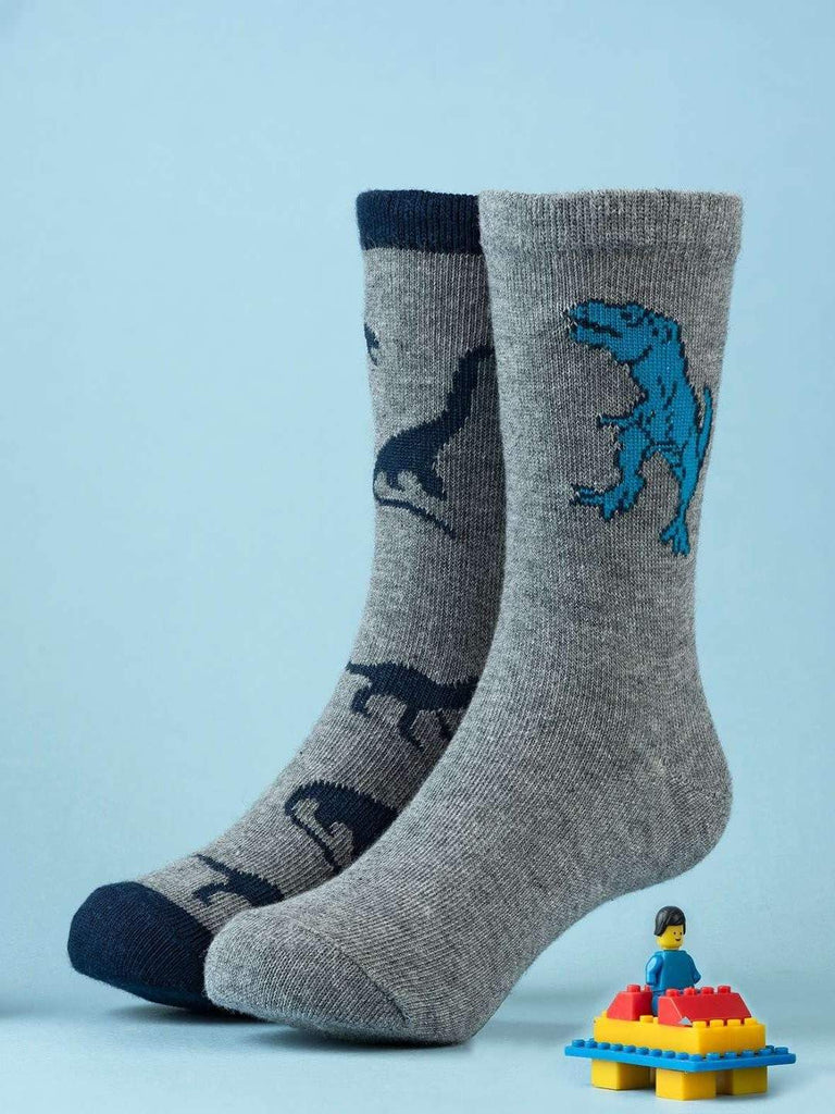 YellowBeeGreyDinosaurSocksforBoys-CreativeImage