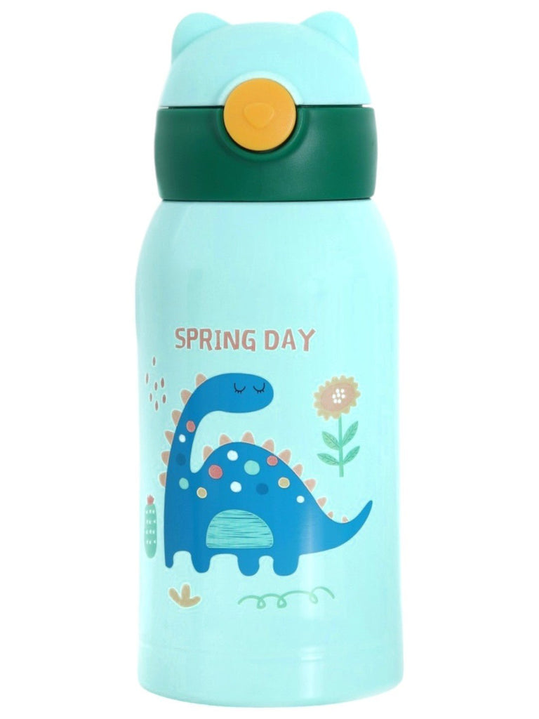 Hot & Cold Dino Aqua Thermos Flask - 500 ml-Front View