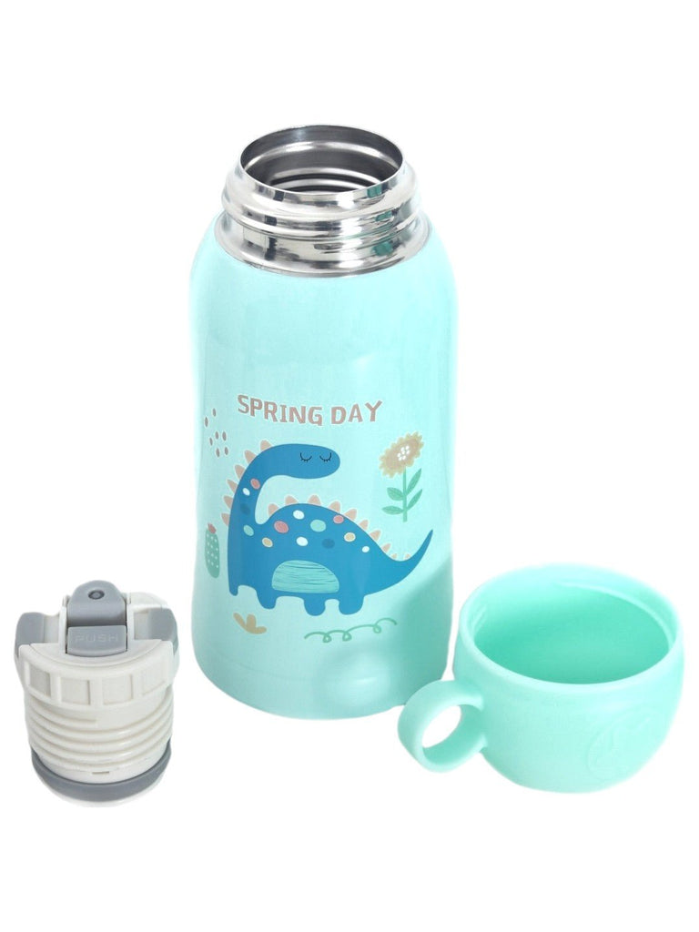 Hot & Cold Dino Aqua Thermos Flask - 500 ml- Close up View