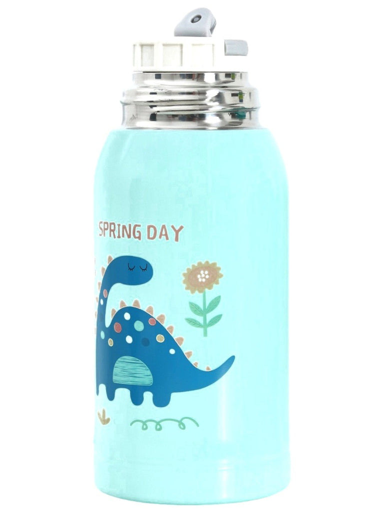 Hot & Cold Dino Aqua Thermos Flask - 500 ml- Open View