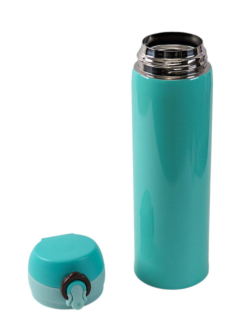 Insulated Hot & Cold Stainless Steel Flask Water Bottle - Aqua, 500 ML- Full View