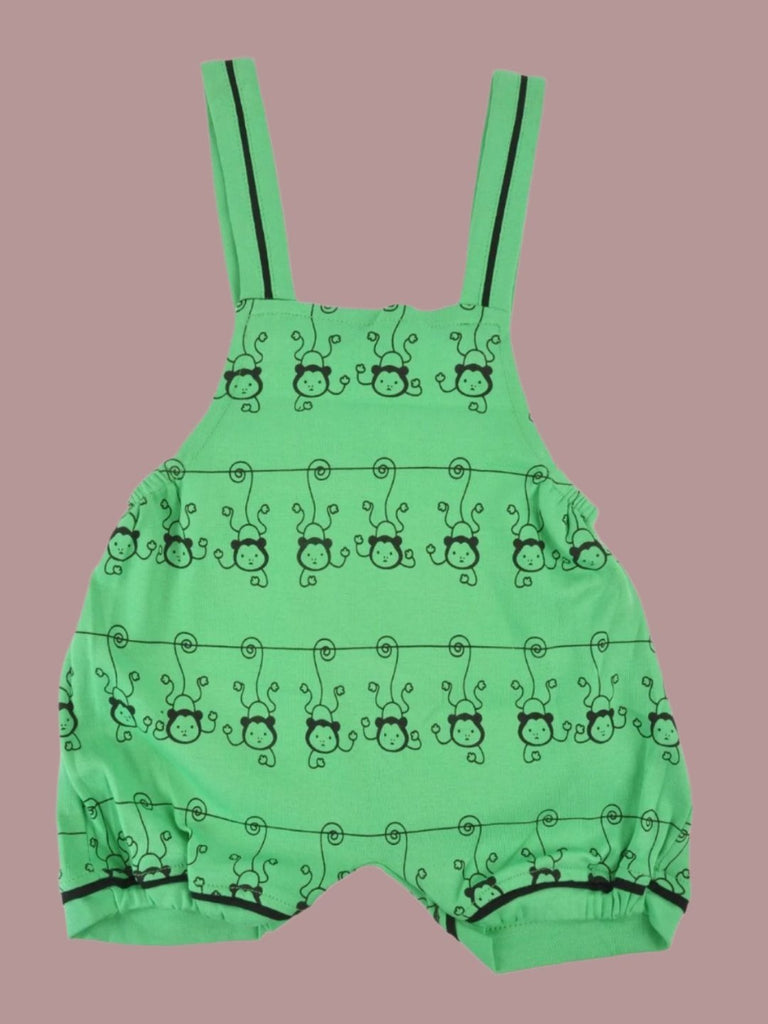 jaybeeClubBabyRomper-GreenMonkeyDesignbackview