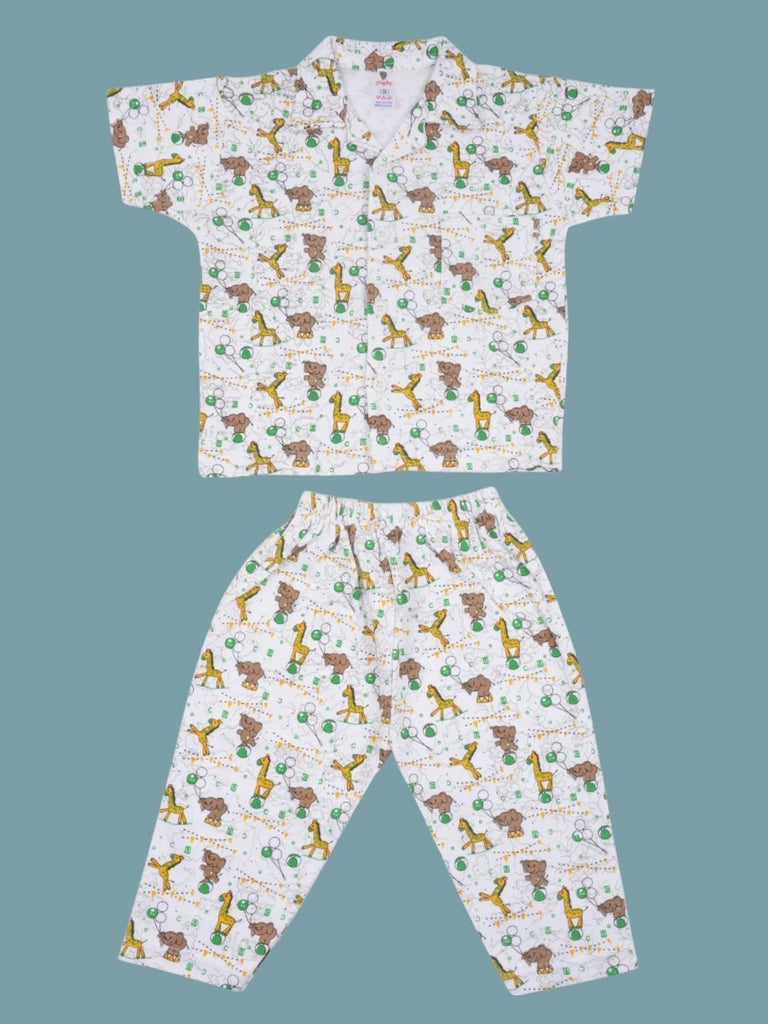 BoysWhimsicalCircusAnimalShirtandPajamaSetfrontview-