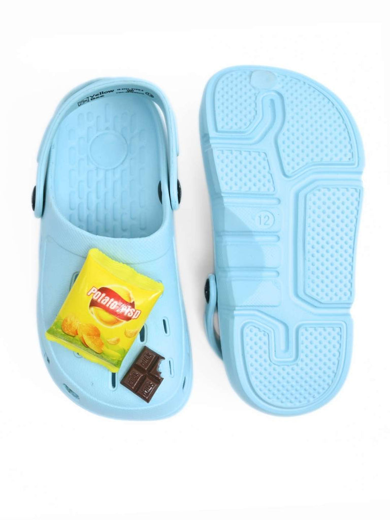 Joyful_Clogs_with_3D_Burger_Fries_Chocolate_Charms_for_Boys-_Blue_-_ Top And Bottom View