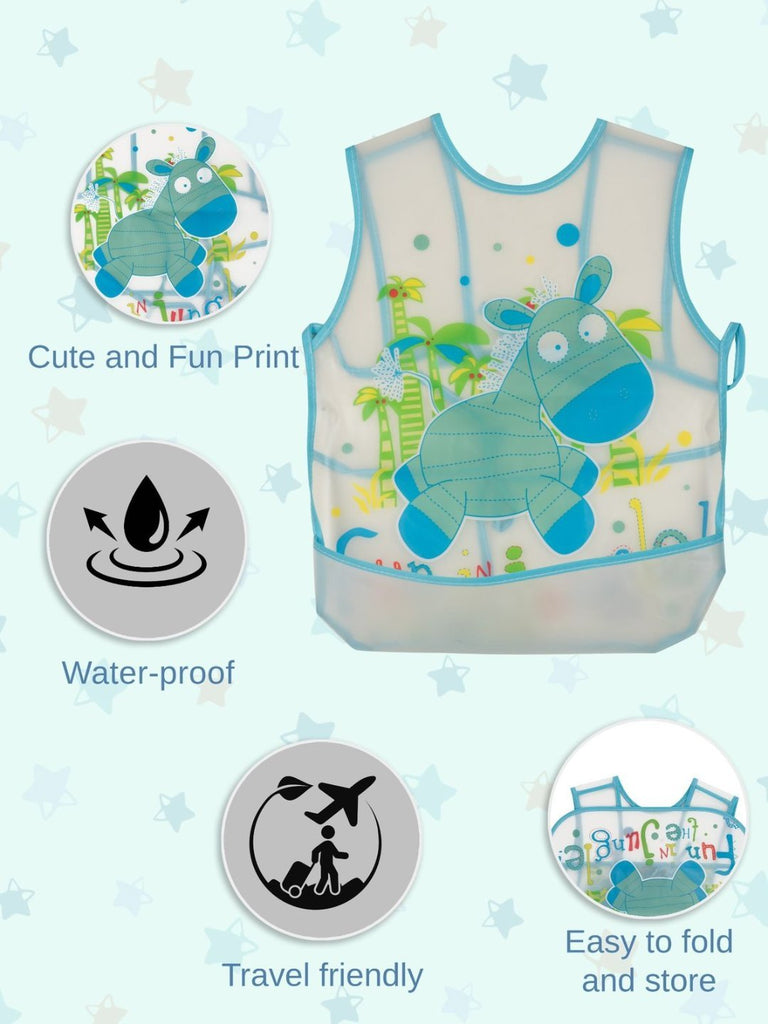 Jungle-Adventure-Waterproof-Feeding-Bib-Hippo-Design-Detailed-Infographic-View