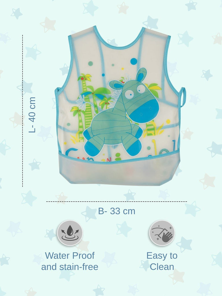 Adorable-Strawberry-Themed-Waterproof-Baby-Bib-Dimension-Infographic-View.