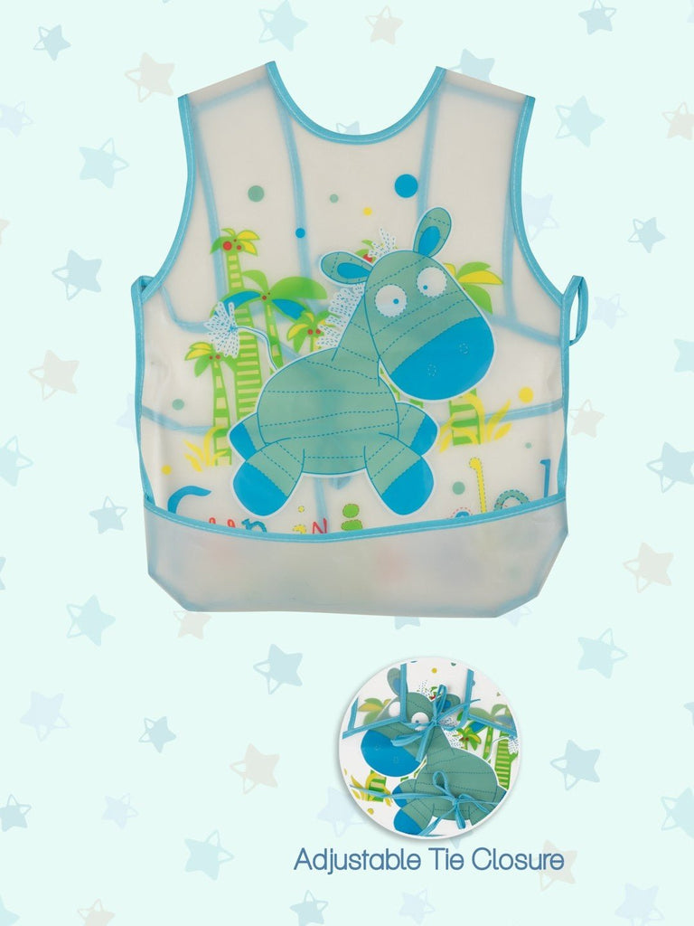 Jungle-Adventure-Waterproof-Feeding-Bib-Hippo-Design-Closeup-Infographic-View