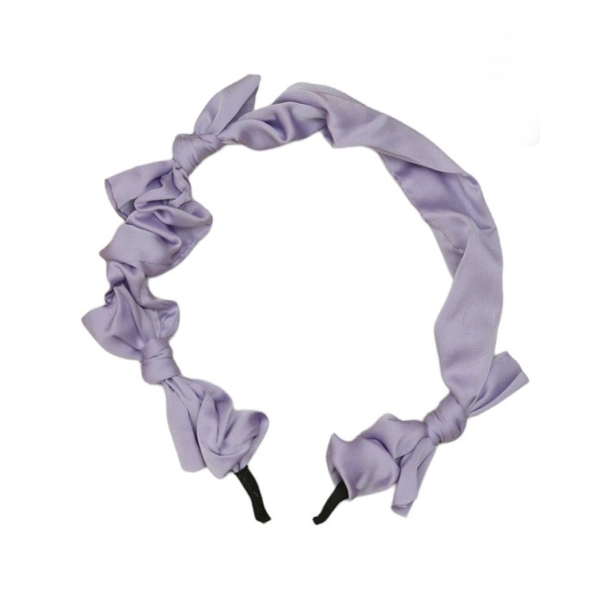 Cute Purple Bow Hairband by Yellow Bee, designed for stylish and comfortable hair management