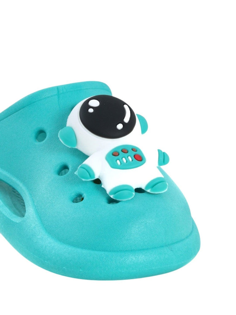 Little Astronaut Adventure Clogs - Comfy, Fun, and Ready for Play-Close up 