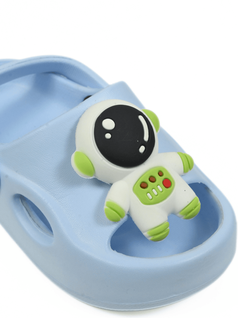 Little Astronaut Playtime Charm Sandals for Boys – Sky Blue CLose Up View