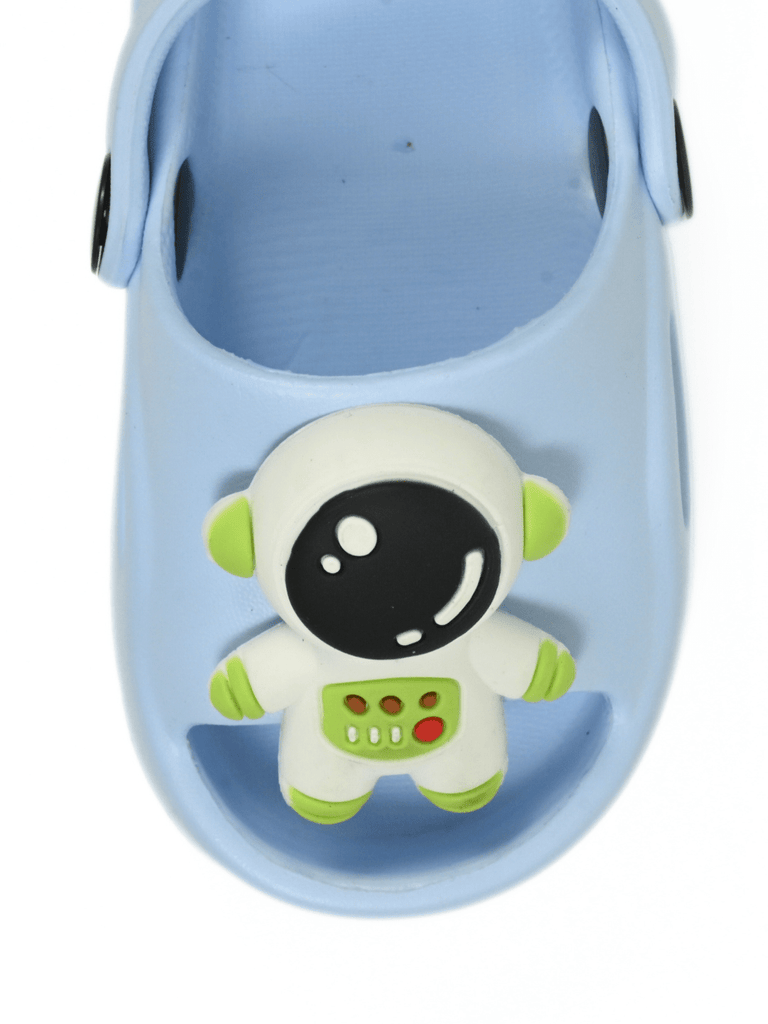 Little Astronaut Playtime Charm Sandals for Boys – Sky Blue Front View