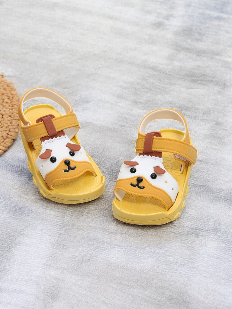 Little Explorer Yellow Puppy Sandals For Boys