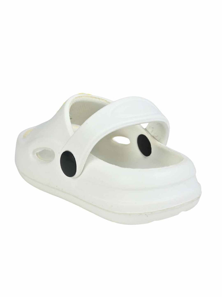 Lovely & Fun Doll Character Charms Sandals for Girls – White  Back View