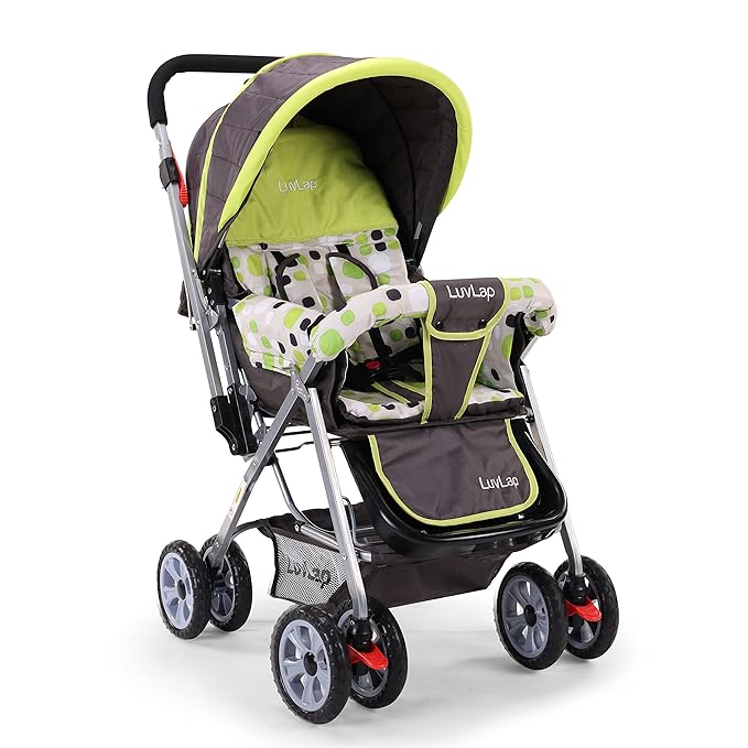 Full display of the LuvLap Sunshine Baby Stroller, ready to embark on countless adventures with your little one.