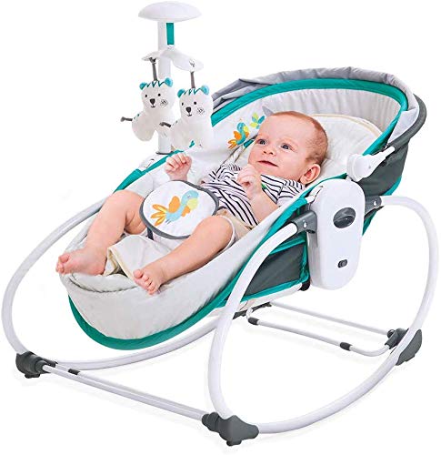 mastela 5 in 1 rockers and bassinet napper for baby full view.