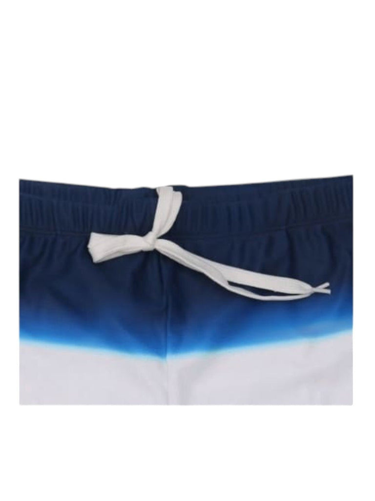 Boys' Ocean Bliss Striped and Star Print Swim Shorts-Close up view