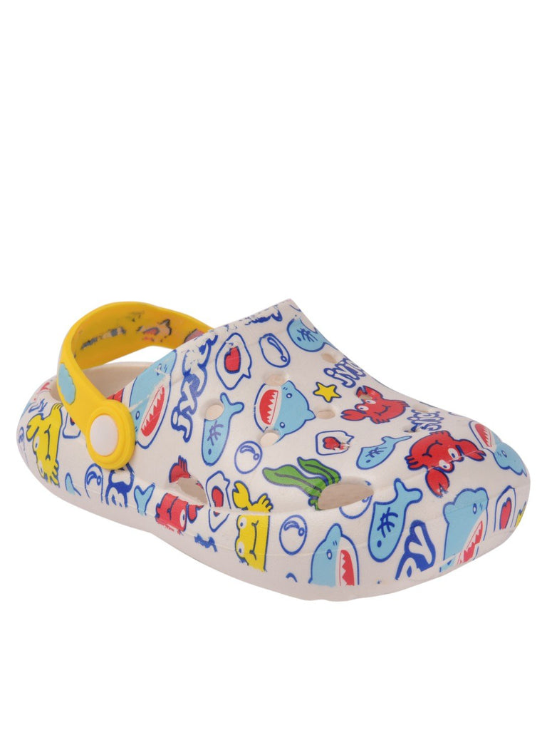 Ocean Explorer Adorable Clogs For Boys- Side angle view