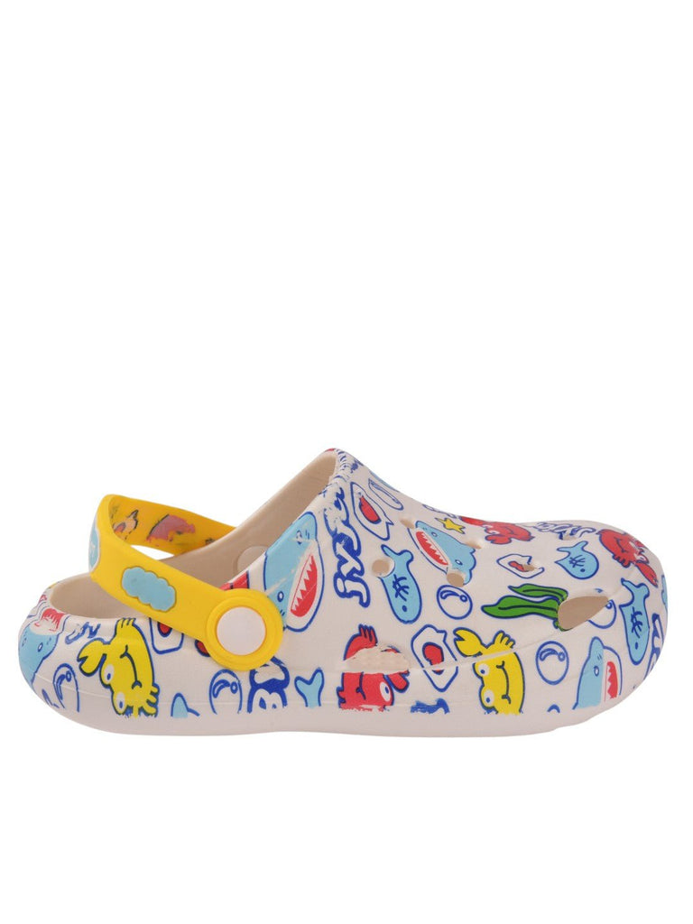 Ocean Explorer Adorable Clogs For Boys- Side view