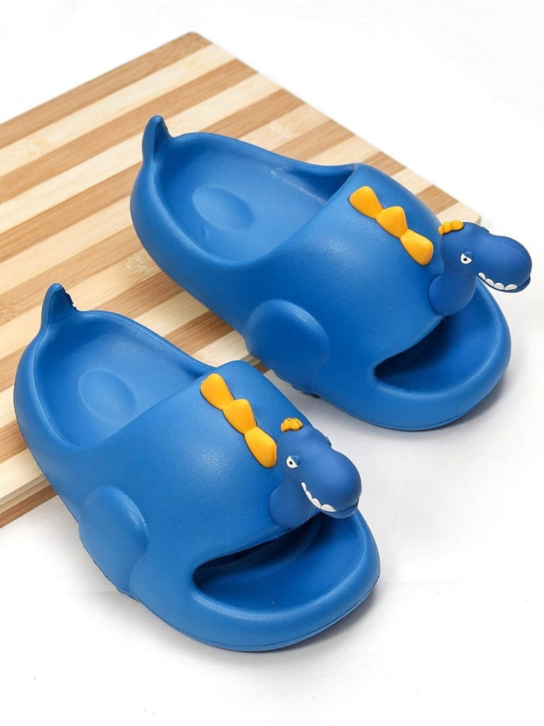 Creative Display of Ocean Explorer Blue Dinosaur Sliders for Boys