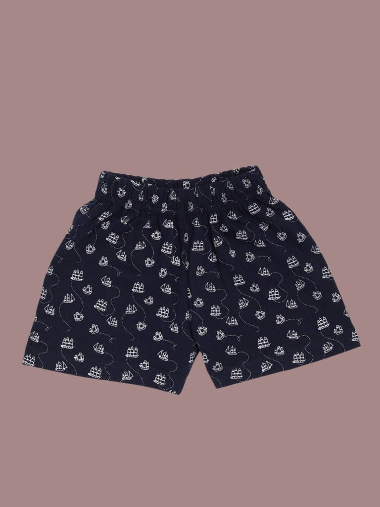 View of Baby Boys' Printed Shorts from the Nautical Adventure Set