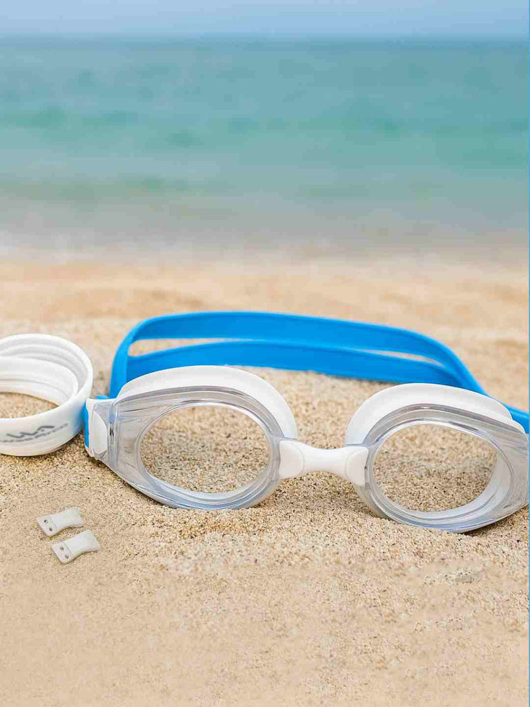 Optical Myopia Swimming Goggles with Adjustable Nose Bridge- Creative View