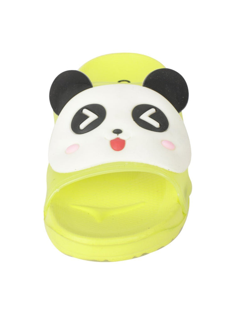 Panda-Themed Slides for Boys in Green - zoom View